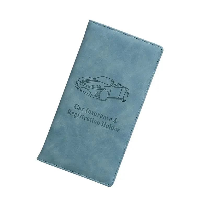 Porte-documents de voiture pour immatriculation et assurance, porte-cartes de permis, organiseur de 