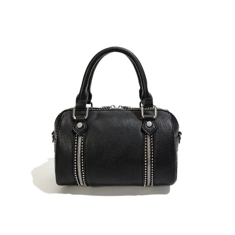 Sac à langer en cuir vintage classique pour femmes, élégant, couleur unie, sac de travail, idéal pou