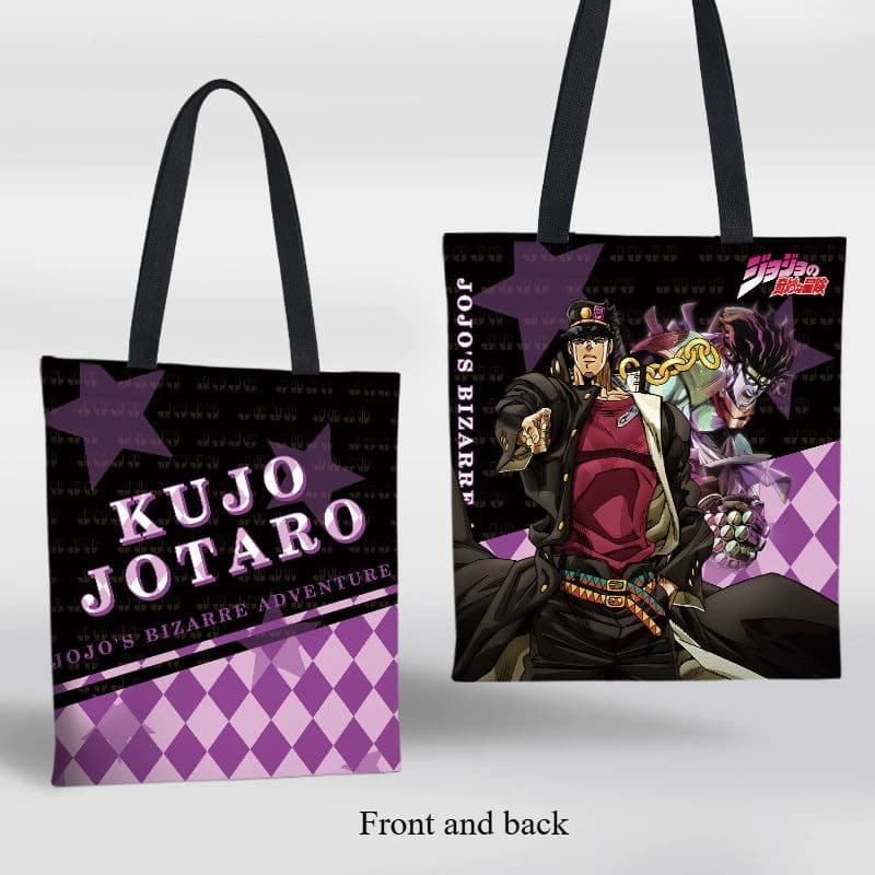 JoJo's Bizarre Adventure Dio Brando haute valeur de couleur nouveau sac à bandoulière en toile dessi