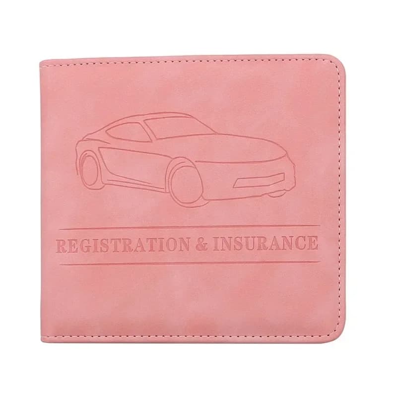 Porte-carte d'assurance et de permis de conduire d'enregistrement de voiture-boîte à gants de véhicu