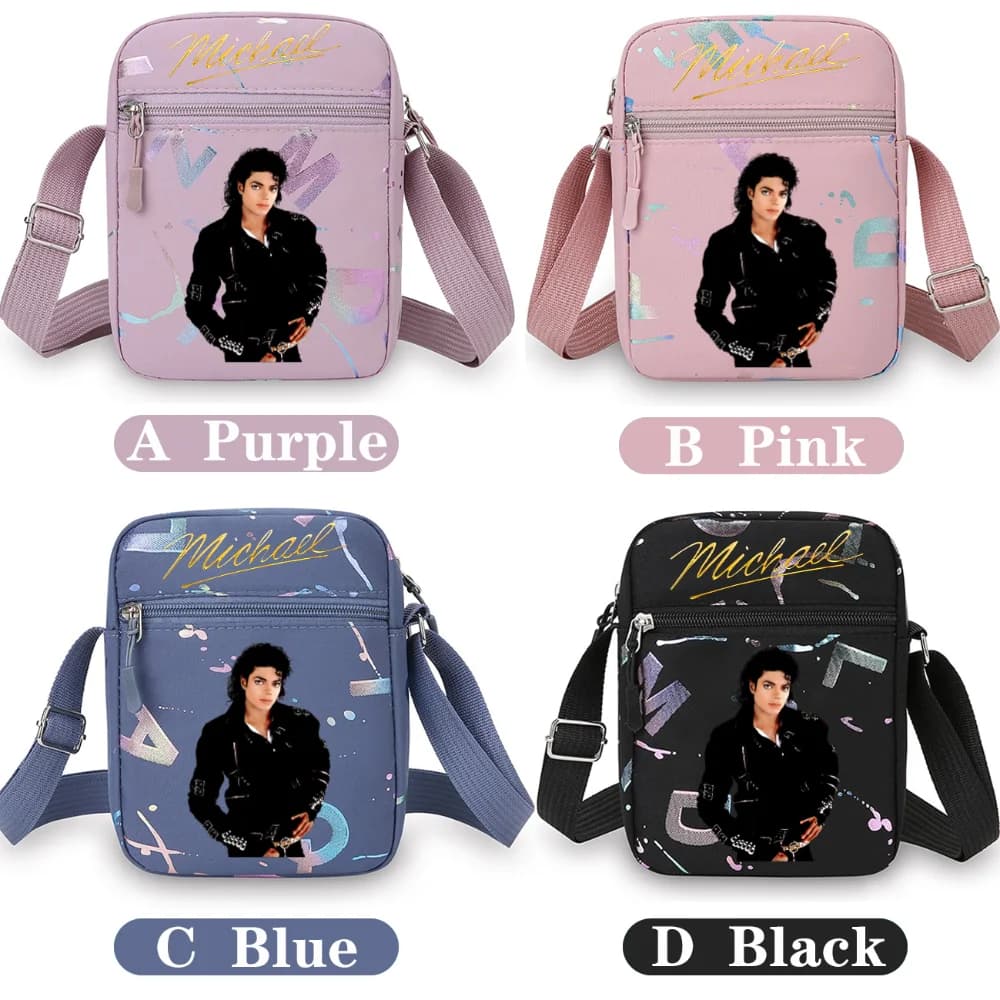 Sacs à bandoulière King of Pop Michael Jackson, sac à bandoulière imprimé MJ pour femmes, sacs à mai
