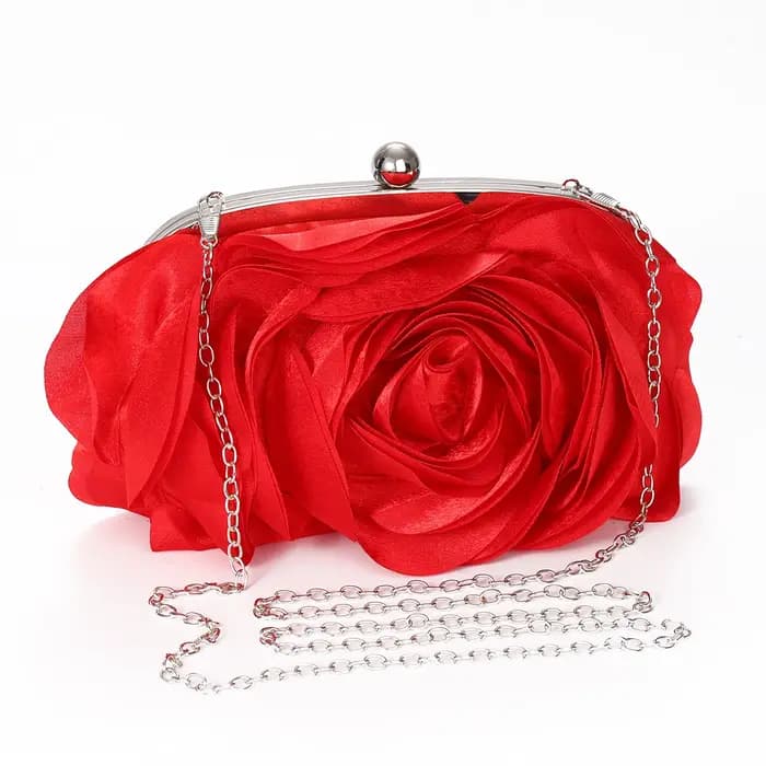 Sac de soirée floral portable pour femme, petit sac à main pour mariée, robe complète, sac à main de