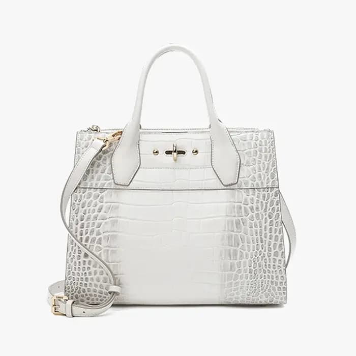 Sac à main de luxe en cuir véritable pour femme