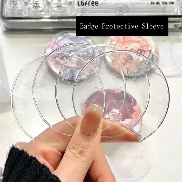 Étui de protection transparent pour badge Anime, sac Ita, étui à épingles, manchon d'affichage, manc