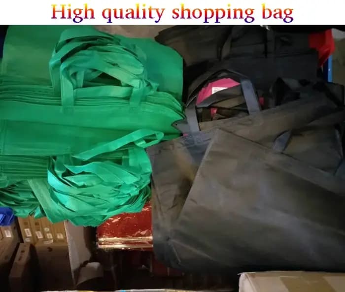 Sac à provisions en toile pliable réutilisable pour femme