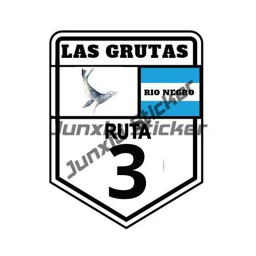 Autocollant de voiture Argentine Ruta 40, Patagonia Ruta40, Misiones 12, 4.3, Uman RA, Ruta 9, couve