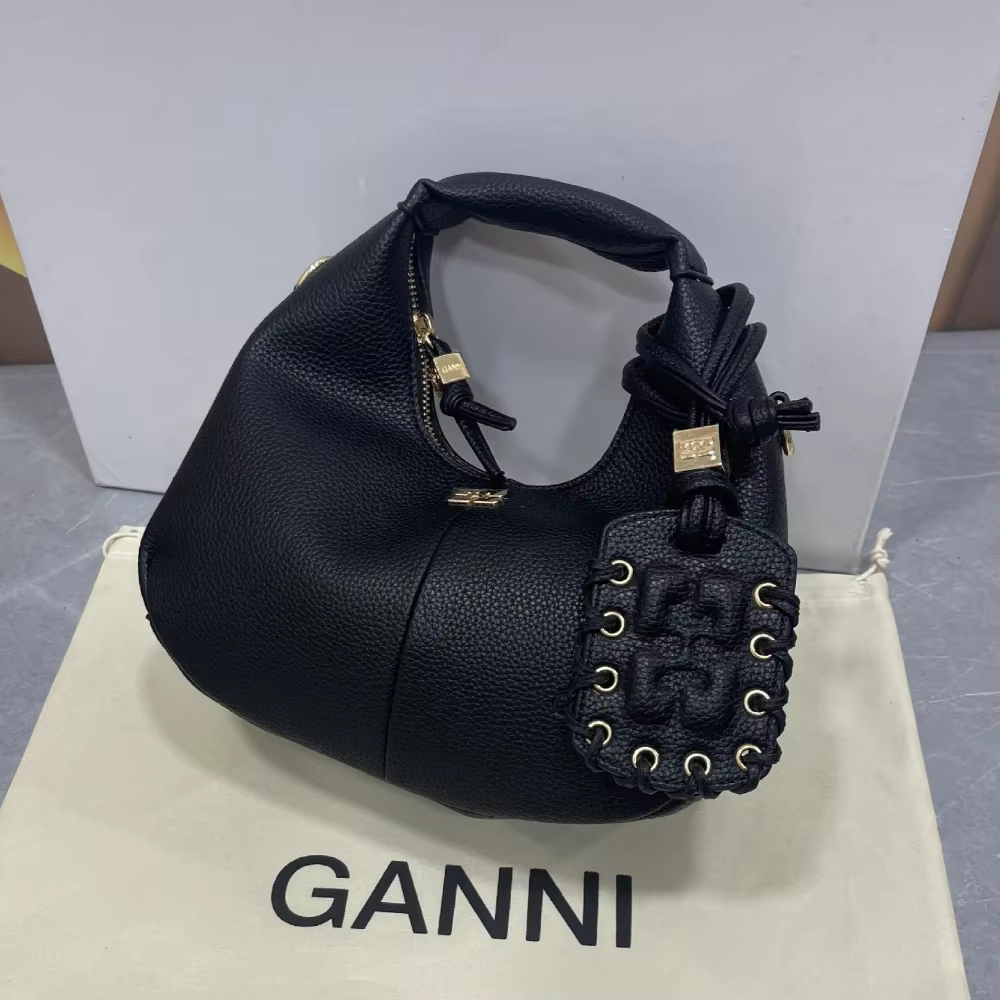 Sac Hobo Mini de Luxe pour Femme, Sac à Main Vintage en Cuir avec Bandoulière Amovible, Sac à Bandou