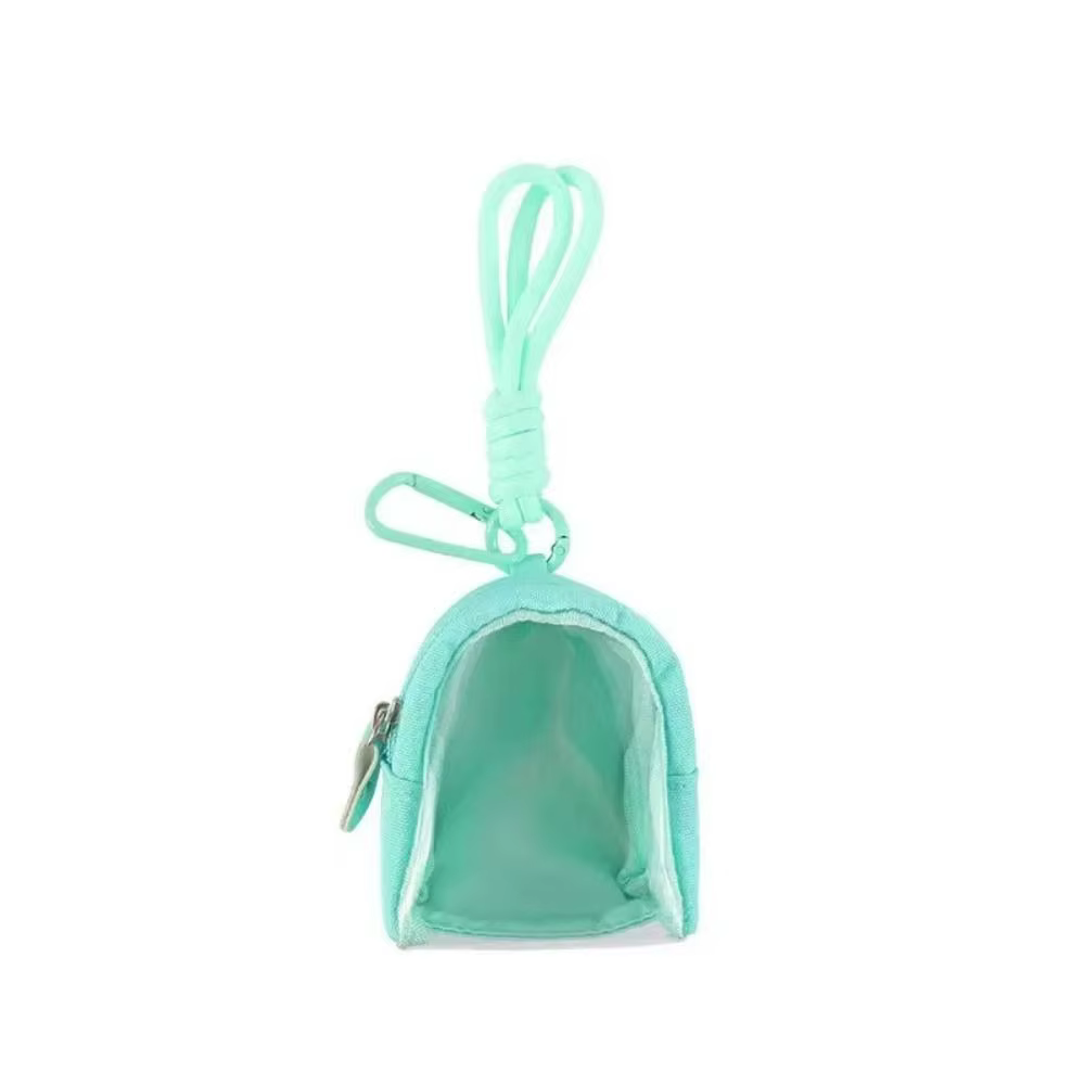 Mini sac de rangement transparent avec fenêtre transparente et cordon, sac de présentation portable,
