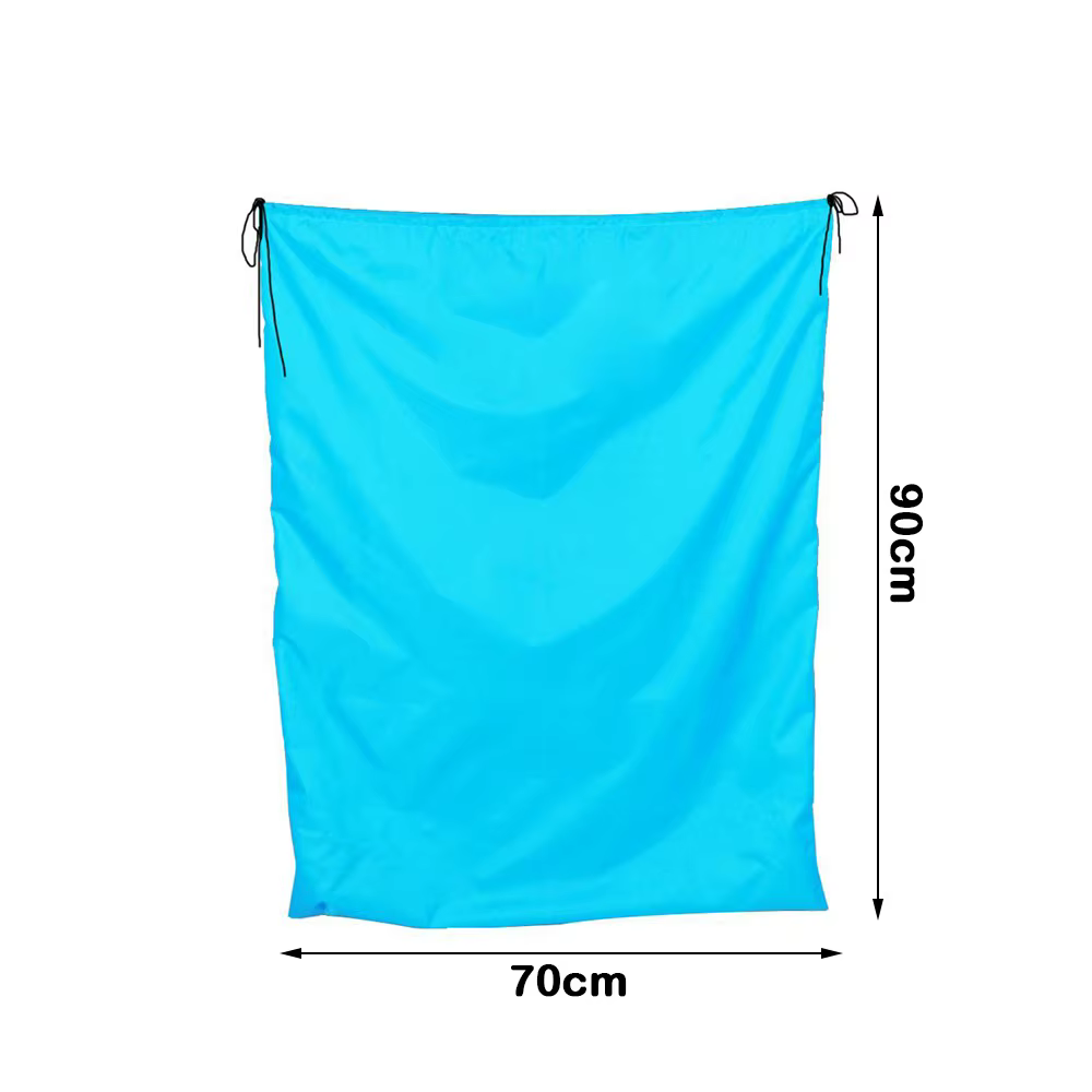 Sac à cordon durable et imperméable en tissu Oxford, grande capacité, sac anti-poussière réutilisable, sacs à linge super grands