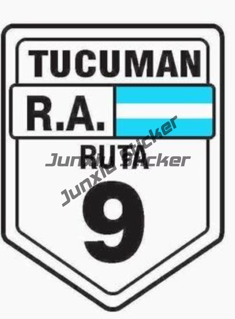 Autocollant de voiture Argentine Ruta 40, Patagonia Ruta40, Misiones 12, 4.3, Uman RA, Ruta 9, couverture étanche, accessoires de décalcomanie, décor de rayures