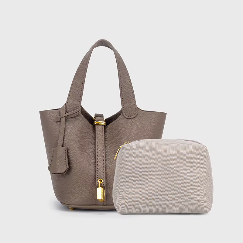 Sac à main classique pour femme, style panier de légumes ; Sac seau minimaliste ; Sac pour maman ; Sac pour femme tendance et polyvalent Bolsa Sac 2026